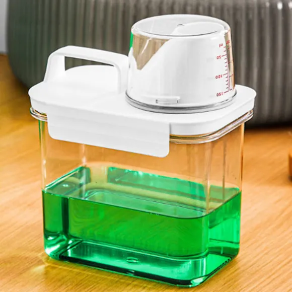 Tvättpulver förvaringstank Tätning Tvättpulver dispenser med handtag Large Size