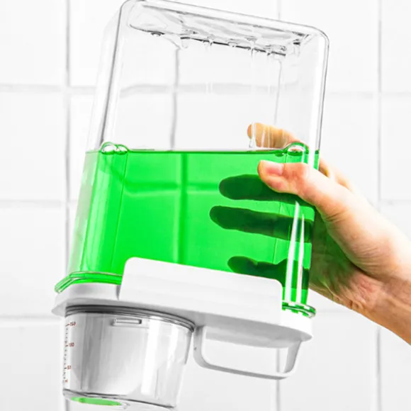 Tvättpulver förvaringstank Tätning Tvättpulver dispenser med handtag Large Size