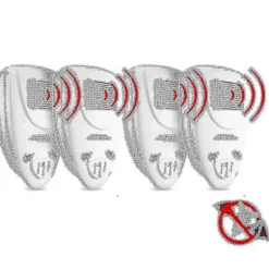 Ultraljuds Fladdermusskrämma 4-pack - Bli av med fladdermöss på 72 timmar [DB] WHITE EU PLUG