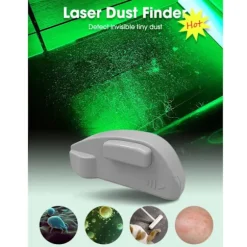 Universal Dammsugare Grön Lampa för Osynligt Damm