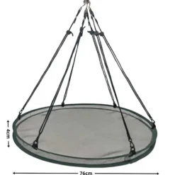 Utomhus Fågelmatare Fröfångarnät - 2-pack Glasfibernät för Hängande Fågelmatare L