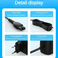Vakuumströmförsörjningsadapter Batteri Bärbar Laddare För Karcher Wv50 Wv60 Wv70 Wv2 Wv5 Fönsterdammsugare Plug-in Batteriladdare - EU-kontakt