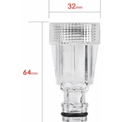 Vattenfilter för högtryckstvätt, högtrycksrengöringsverktyg för biltvätt, reservdelar för högtrycksanslutning 64X32mm 2 st