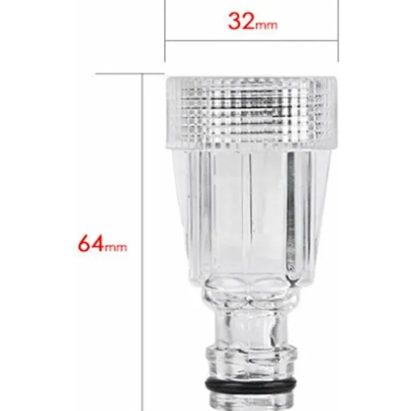 Vattenfilter för högtryckstvätt, högtrycksrengöringsverktyg för biltvätt, reservdelar för högtrycksanslutning 64X32mm 2 st