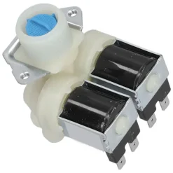 Vatteninloppsventil för tvättmaskin, ersättning, dubbelhuvudsolenoid AC220V-240V