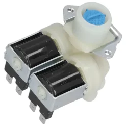 Vatteninloppsventil för tvättmaskin, ersättning, dubbelhuvudsolenoid AC220V-240V