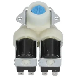 Vatteninloppsventil för tvättmaskin, ersättning, dubbelhuvudsolenoid AC220V-240V