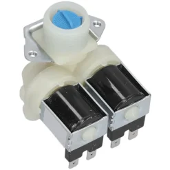 Vatteninloppsventil för tvättmaskin, ersättning, dubbelhuvudsolenoid AC220V-240V