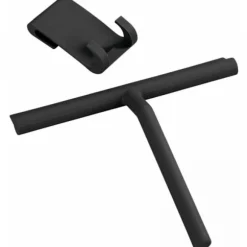 Vattenskrapa för fönster och kabin, [Svart 33cm], Silikonskrapa för fönster, badrumsspegel