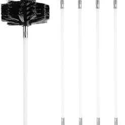 Ventilationsrengöringskit, skorstensborste, ventilationsborste med fäströr, rengöringsverktygstillbehör