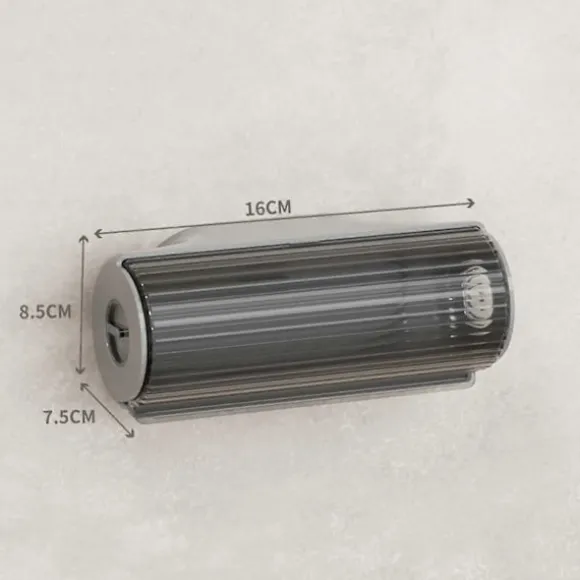 Väggmonterad soppåsedispenser plastpåsar shoppingväska behållare Light Gray