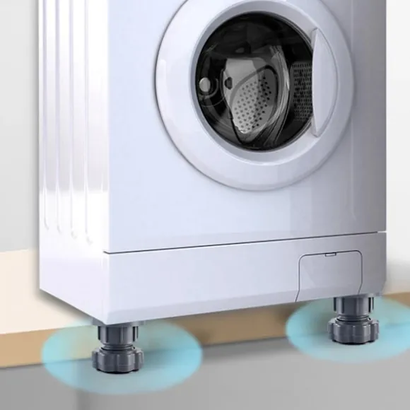 Vibrationsdämpande tvättmaskin 4 st justerbara