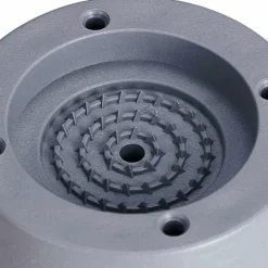 Vibrationsdämpare, set om 4, antivibrationsmattor, vibrationsdämpare för tvättmaskiner och torktumlare, 4 cm (grå, 4 cm)