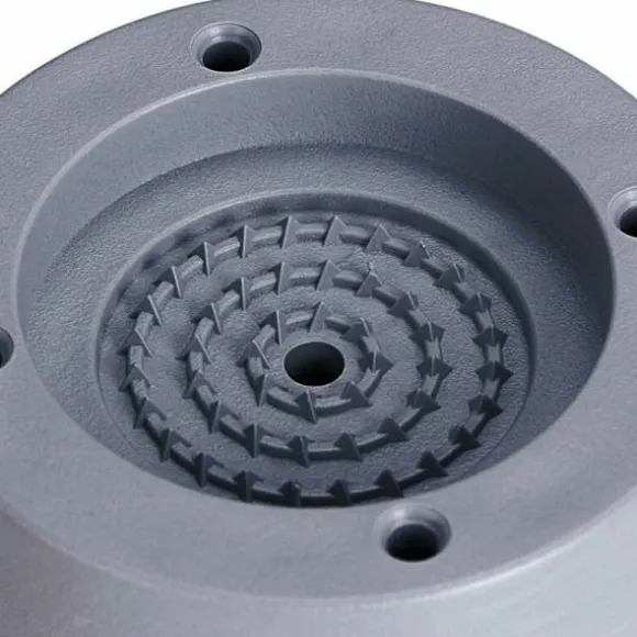 Vibrationsdämpare, set om 4, antivibrationsmattor, vibrationsdämpare för tvättmaskiner och torktumlare, 4 cm (grå, 4 cm)