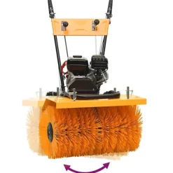 vidaXL 2-i-1 snöslunga och sopmaskin bensindriven 6,5HK