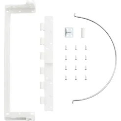 vidaXL Inbyggd sophink plast 12 L Vit