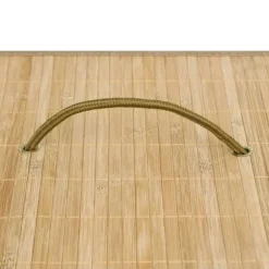 vidaXL Tvättkorg bambu med 2 sektioner 100 L Brun