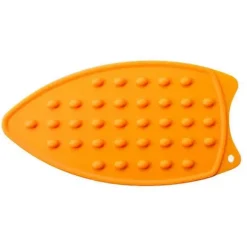 Vikbar Strykmatta Silikon Strykjärnsställ Värmebeständig Halkfri Strykbräda Skyddsdyna Isolering Pad Överdrag orange