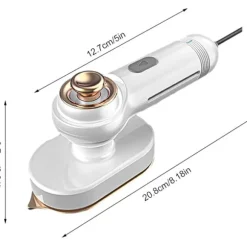 (Vit) Bärbar Strykjärn, Liten Rotationsstrykjärn, W