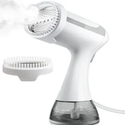 (Vit) Handhållen Klädångare, 1500W 300ML 130 Grader Vertikal Klädångare för Hemresor, Snabb Uppvärmning, Vit White