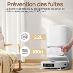 VUSZR 12 PCS Dammsugarpåse för Dreame L10s Ultra Gen 2 / L10s Pro Ultra Heat / X30 L40 Ultra / X BORSTE OCH TILLBEHÖR TILL DAMMSUGARE