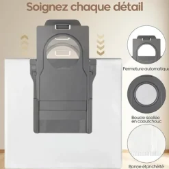 VUSZR 12 PCS Dammsugarpåse för Dreame L10s Ultra Gen 2 / L10s Pro Ultra Heat / X30 L40 Ultra / X BORSTE OCH TILLBEHÖR TILL DAMMSUGARE