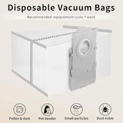 VUSZR 14 Påse för ECOVACS T80 Omni, Tillbehör för Dammsugare ECOVACS DEEBOT T50 Pro Omni, X8 14 BORSTE OCH TILLBEHÖR FÖR DAMMSUGARE