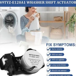 Växelaktuator för tvättmaskin, Whirlpool Amana Kenmore Maytag