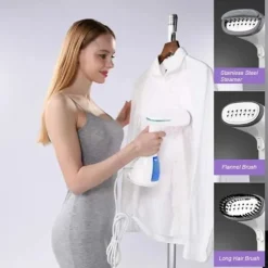1000W 280ml Handhållen Ångstrykjärn Vertikal Portabel Strykning Skrynkelborttagare Snabb Uppvärmning för Tyg och Textil, A