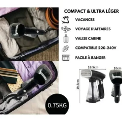 1500W 320ML handhållen plaggångare - Bärbar klädångare - Julklapp