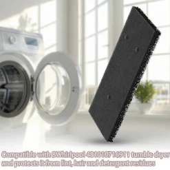 Whirlpool 4-pack Torktumlare Filter 481010716911-Bra (FMY) Black