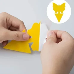 20X Flugfångare Klisterfälla Insektsfälla Gul one size