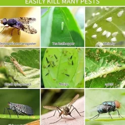 20X Flugfångare Klisterfälla Insektsfälla Gul one size