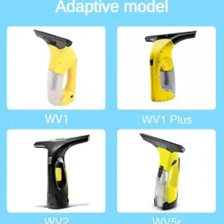 2x Laddare kompatibel med Kärcher WV50 WV55 WV60 WV70 WV75 & WV2 WV5 Fönstertvätt_max-FA-