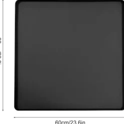23,6x23,6 tum silikonskydd för tvättmaskin | Vattentätt dammtätt toppskydd för tvättmaskin