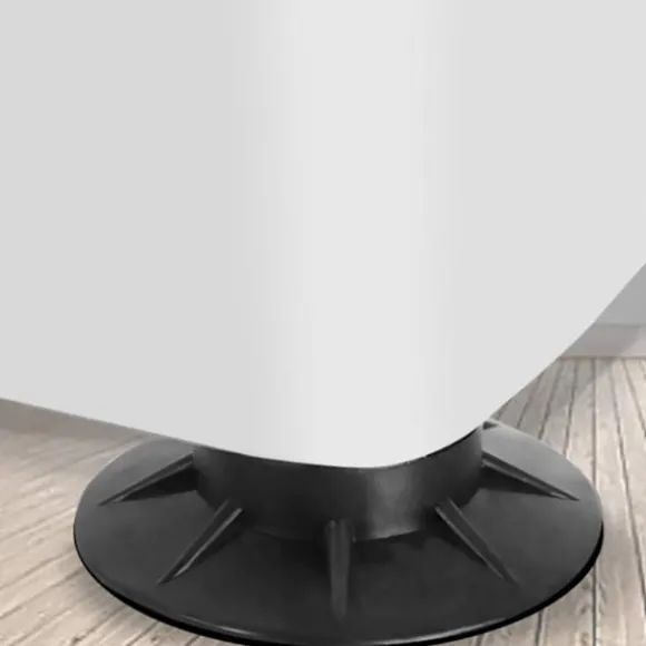 4x Vibrationsdämpare - Gummifötter till Tvättmaskin black