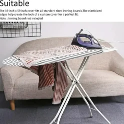 150x50cm Super Extra Bred Stort Elastiskt Ersättningsöverdrag Strykbräda Passar 138*38CM Brädor [DB]