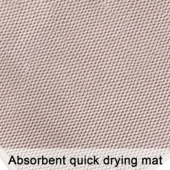 yyhh Diskunderlägg Mikrofiber Diskhandduksmatta, Superabsorberande, Mikrofiber Diskhandduksmatta Beige